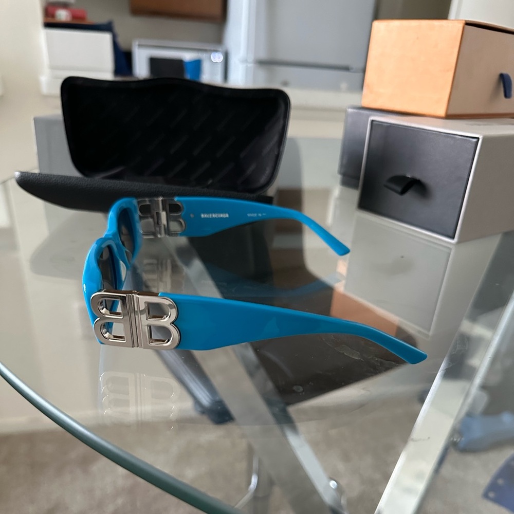 Blue Balenciaga Shades